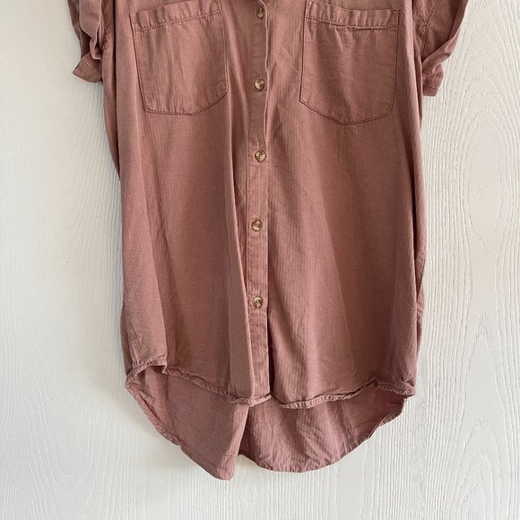Thread and Supply Mauve Button Down Shirt - Picture 2 of 2